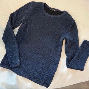 Club Monaco Navy Blue Crew Neck Sweater